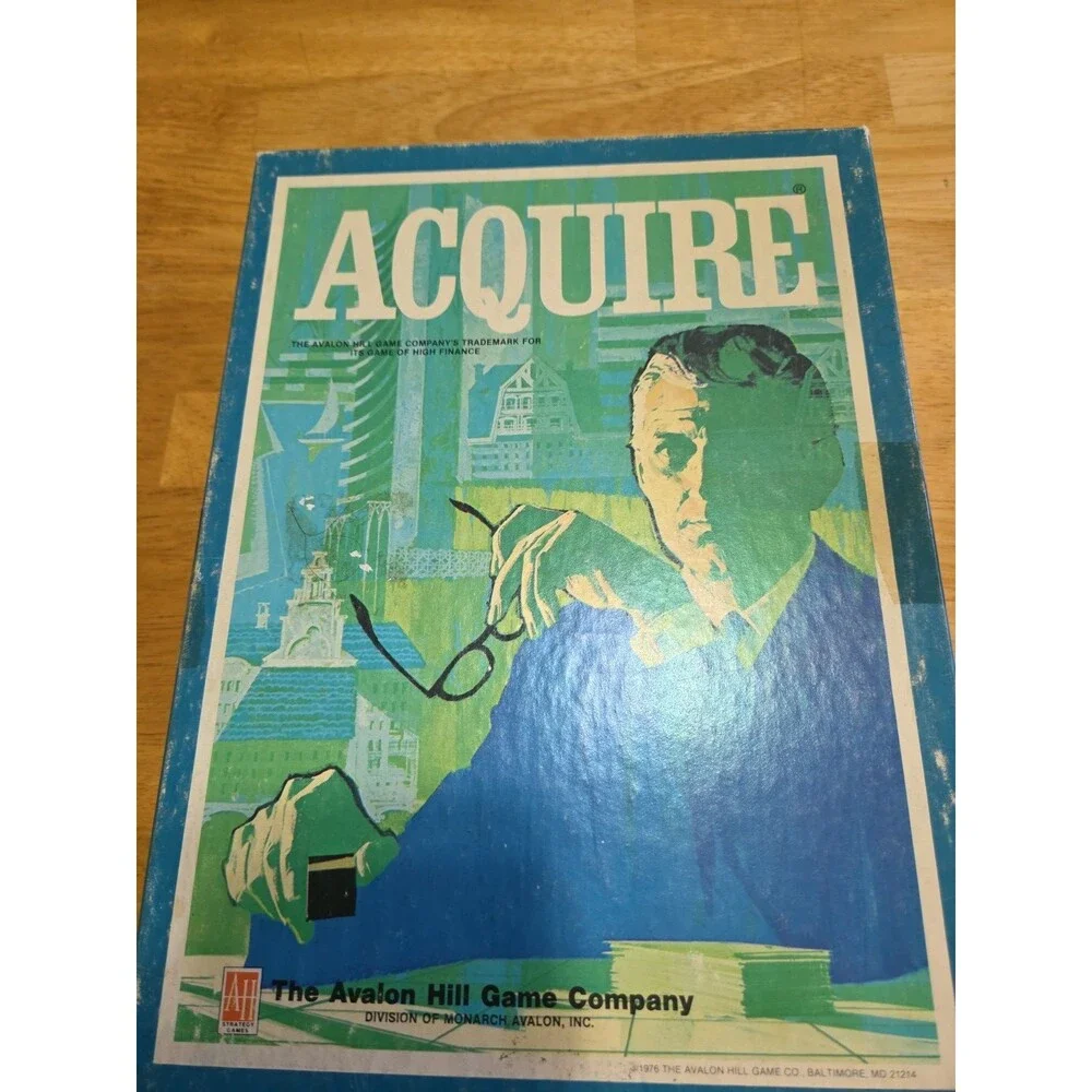 Vintage! Acquire Board Game Avalon Hill 1976 **Complete**